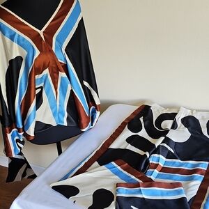 Zara Multicolor Geometric Jumpsuit